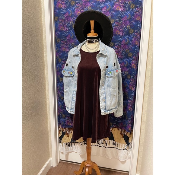 🌈 Lovely chocolate velvet dress - Picture 9 of 10